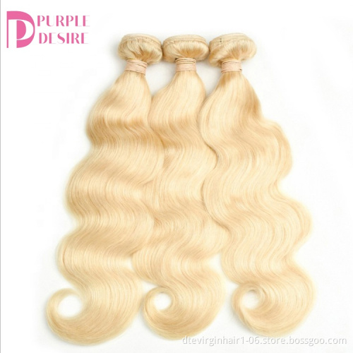 Wholesale Blonde 613 Virgin Hair, 100% Unprocessed Cheap Virgin Human Hair Blonde 613 Hair Bundle Extension